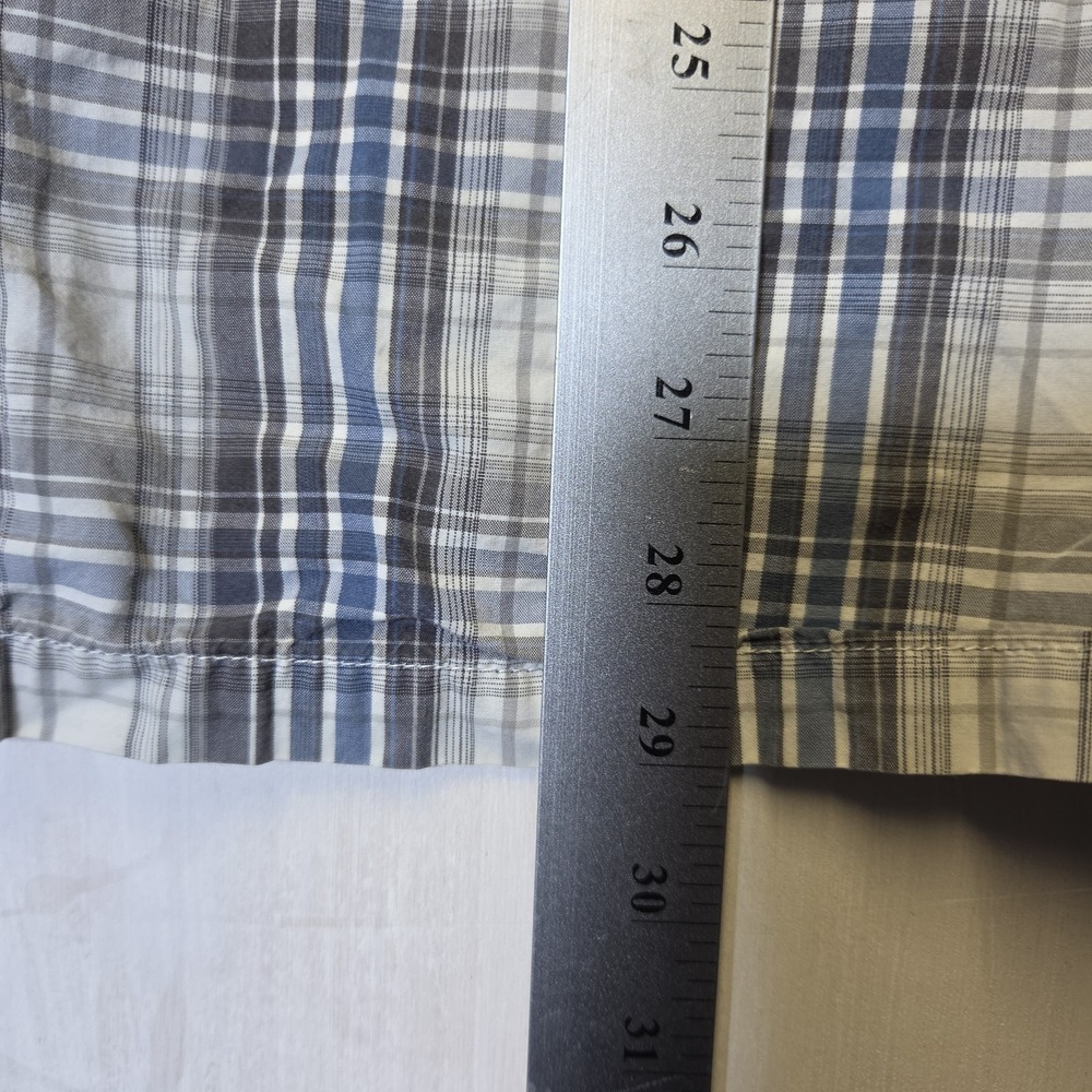 KUHL SUNCEL Men's Button Up Plaid Short Sleeve Shirt Size XL Camping Hiking - Picture 8 of 8